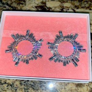 Amina Muaddi 27mm begum earrings. Never worn brand new.